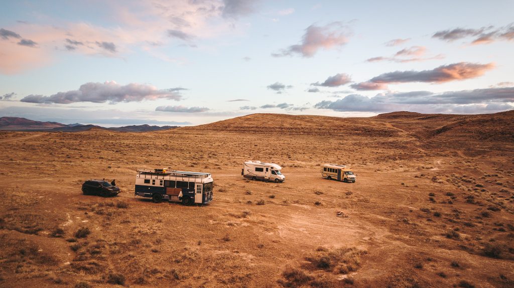 free campsites bus and van life